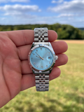 Arabic Dial Blanc Bleu Clair - Mécanique