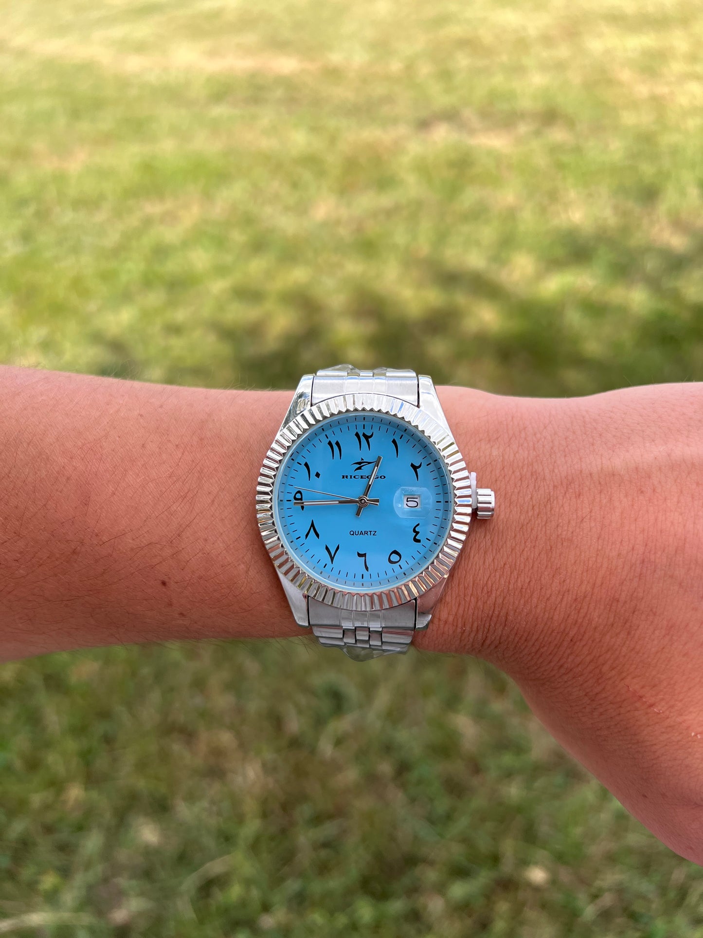 Arabic Dial Bleu - Quartz