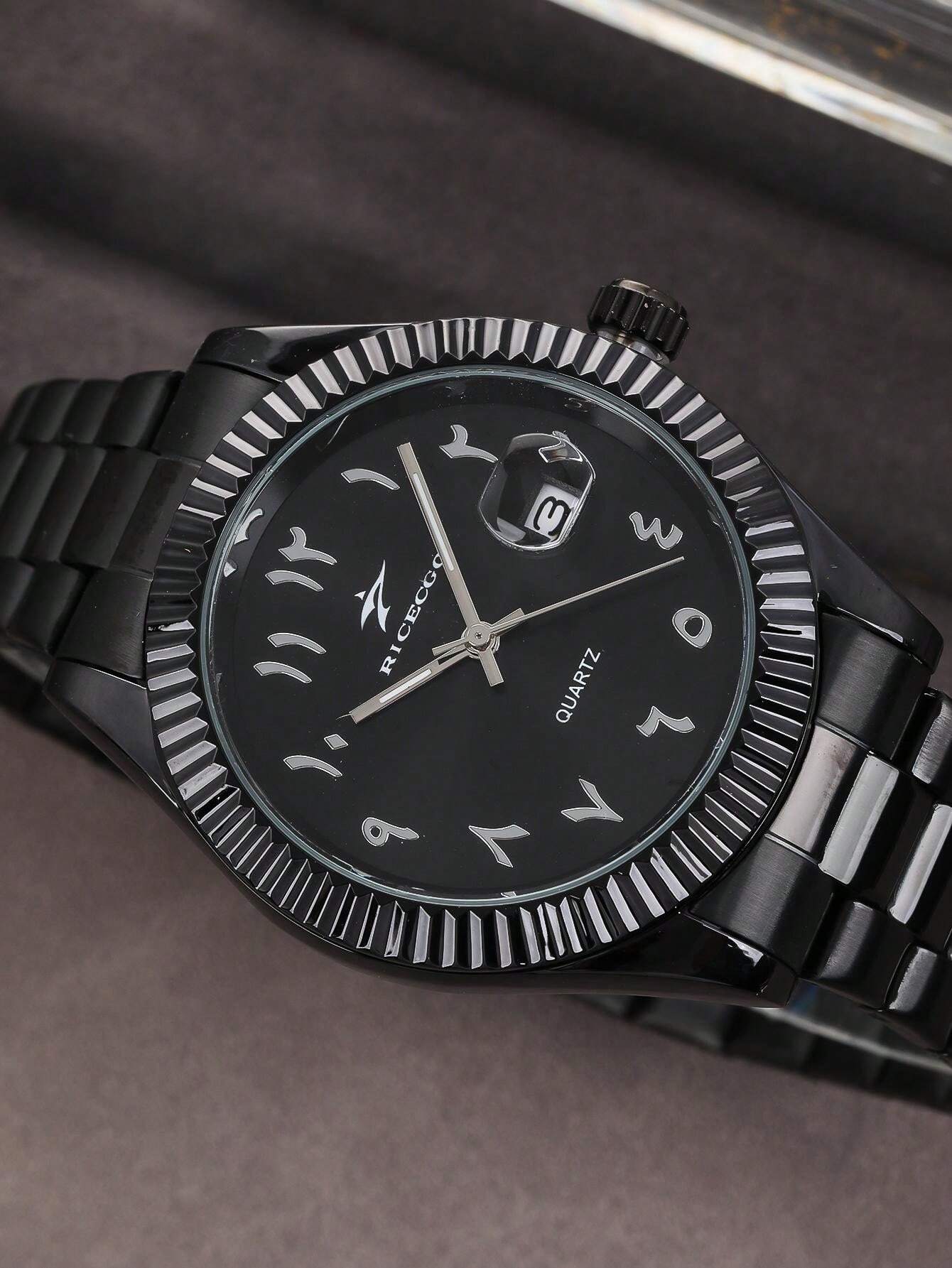 Arabic Dial Noir - Quartz