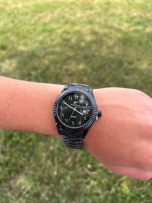 Arabic Dial Noir - Quartz
