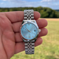 Arabic Dial Blanc Bleu Clair - Mécanique