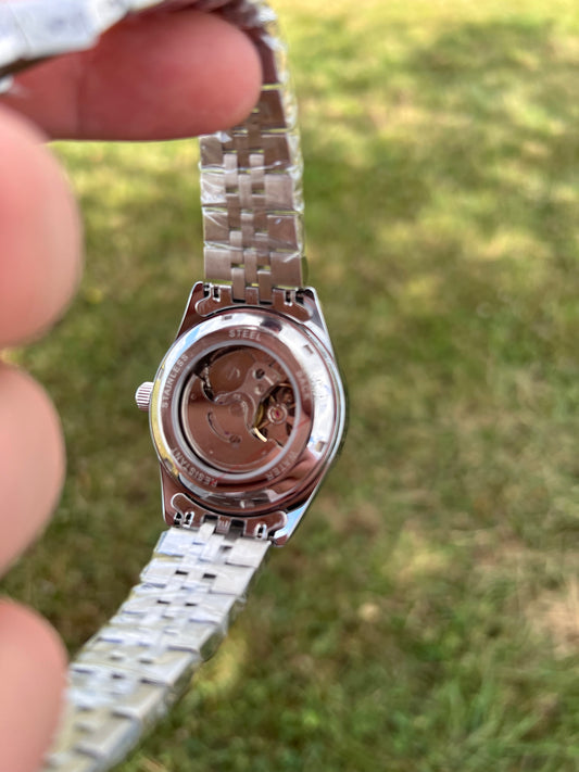 Arabic Dial Blanc Doré - Mécanique